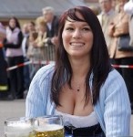 beer wench with big pints