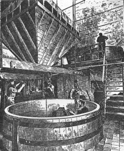 A medieval brewery