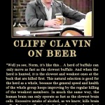 cliff-clavin-on-beer-reprint-of-a-classic-diatribe-from-chee-demotivational-poster