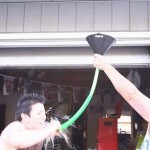 Beer bong rookie