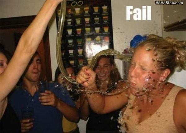 Beer funnel fail